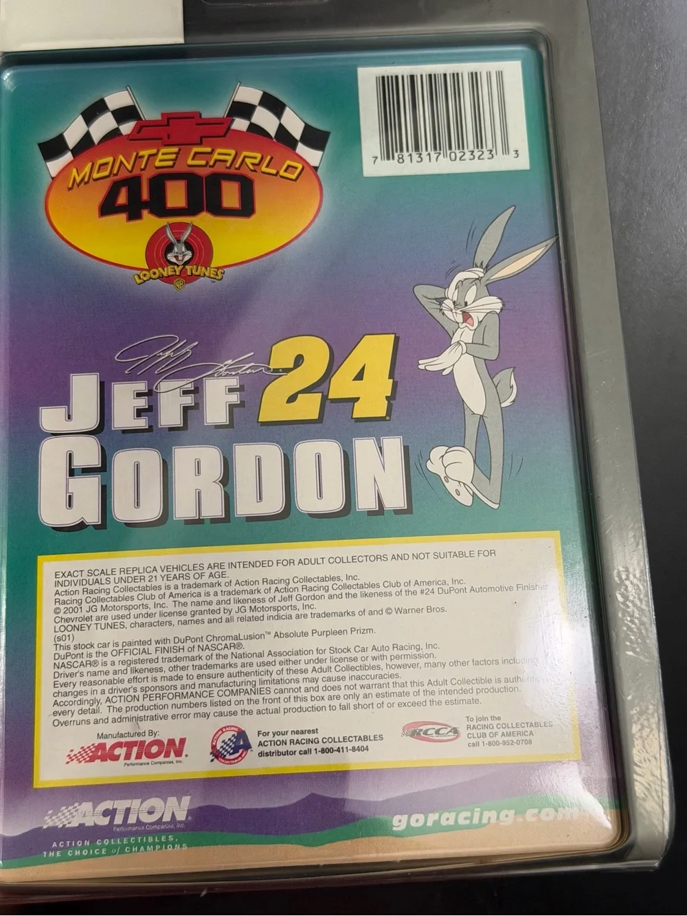Jeff Gordon #24 Looney Tunes collectible cars